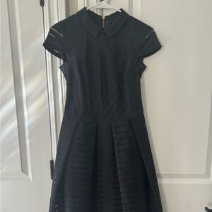Ted Baker size 1 cap sleeve Black dress
